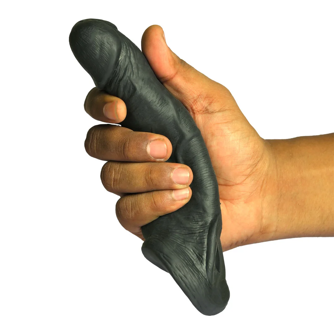 ₀̷₁̷Maxman Resuable Black Jumboo Condom 8 inch - Image 2