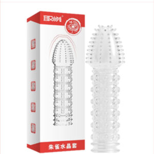 Funda Crystal Clear Round Dotted Mazic Condom (Red box)