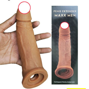 ₀̷₁̷Maxman Penis Extender Locked Type Jumboo Condom 8 Inch
